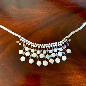 Mother of pearl inspired choker necklace